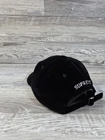 Casquette chapeau Supreme Velvet 2 tons 6 panneaux noir adulte strapback fabriquée aux États Unis 