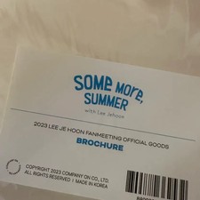 Jeehoon Ahn 2023 Fan Meeting Official MD Brochure