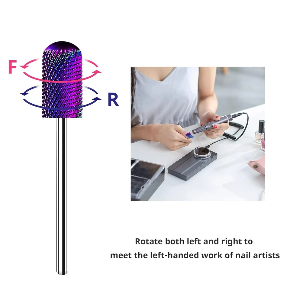 Juego de brocas profesionales para clavos de carburo de 10 piezas con estuche de aluminio - 3/32 pulgadas Foto 4 de 4