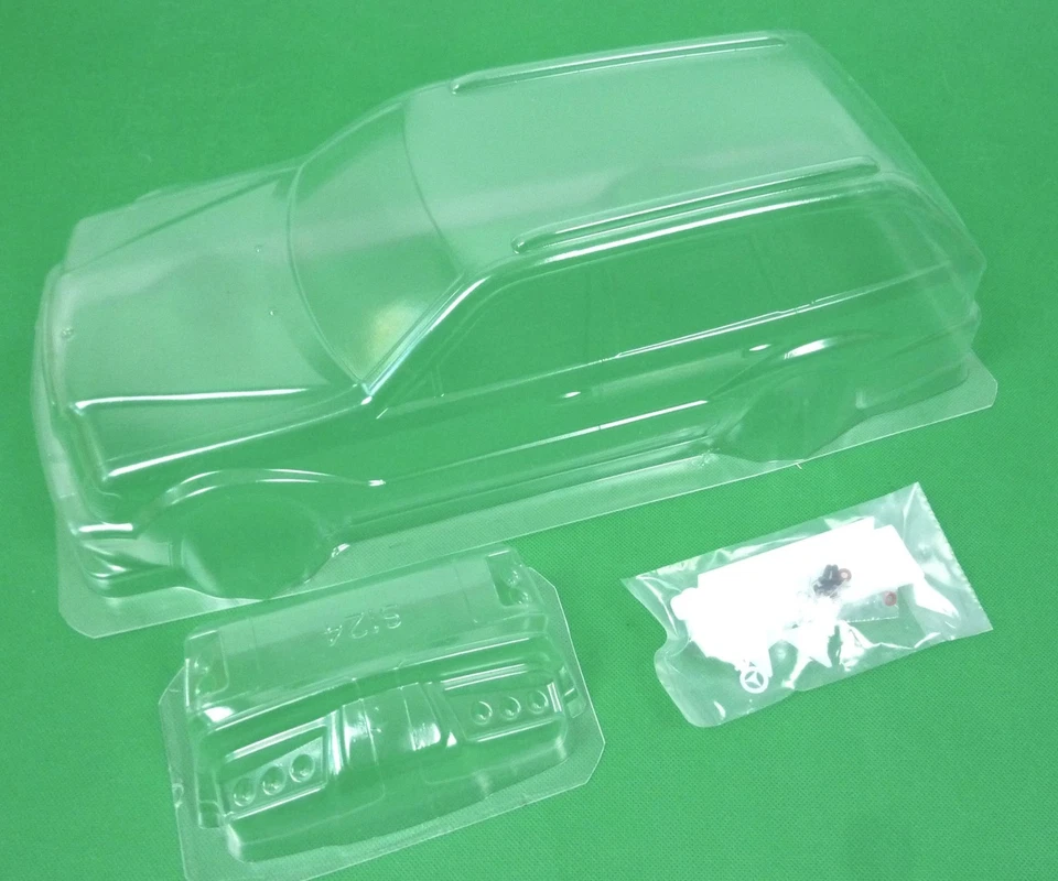 1:10 RC Clear Body Shell - Mercedes S124 Wagon with Promarkt Livery & extras. - Image 4 of 4