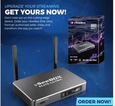  vSEEBOX  ELITE ULTRA 2025 Newest Version  (FREE BACKlIT REMOTE WITH PURCHASE)