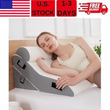 Wedge Pillow Set for Sleep Recovery Acid Reflux Snoring Pain Relief Bed Wedge