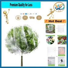 Garden Tree Netting Cover 6x6.56ft Bird & Deer Barrier HDPE Reusable