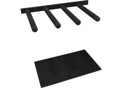 Extreme Max 3006.8474 Vertical Surfboard & SUP Wall Storage Rack 4-Arm Padded