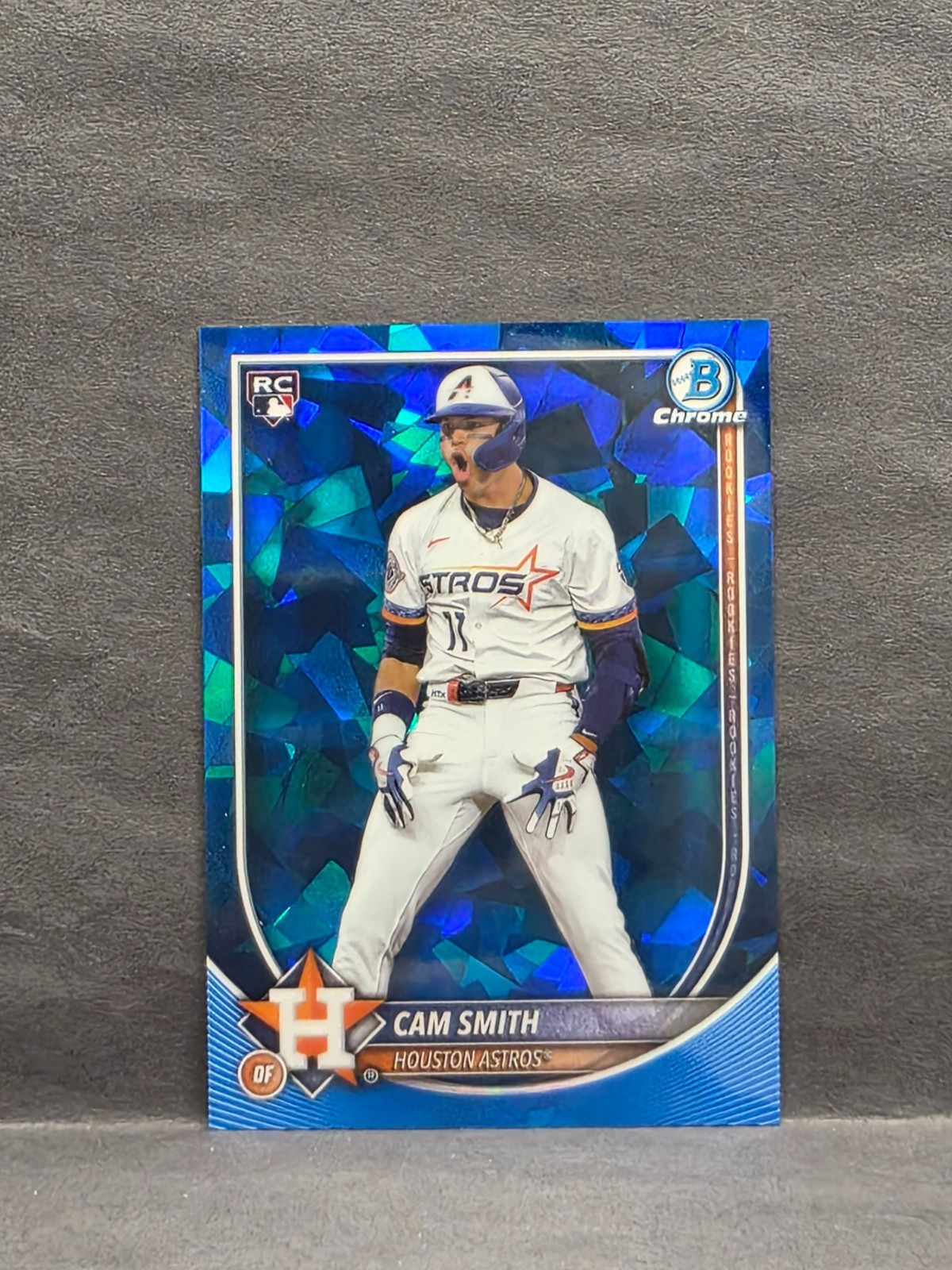 CAM SMITH - 2025 Bowman Chrome Sapphire Edition Image Variation RC #77 Astros