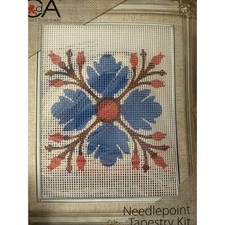 Printed needlepoint tapestry 20x25 Cm Rto Kit With Floss Rto