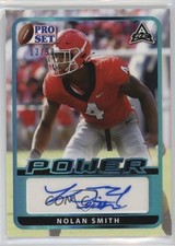 2021 Leaf Pro Set Power Base Platinum Spectrum Foil 13/99 Nolan Smith Auto 1fa0