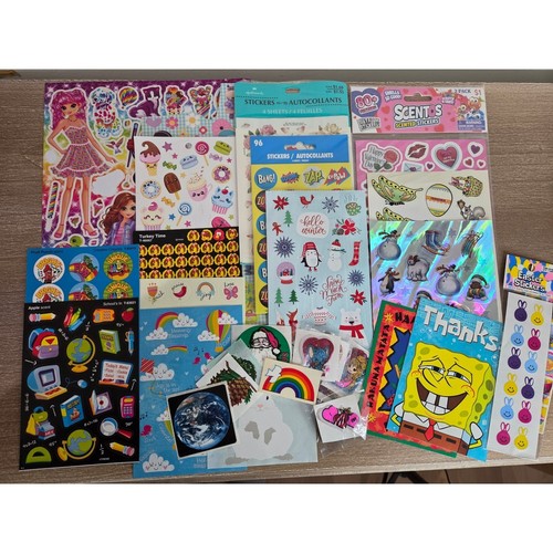 Vintage Stickers Lisa Frank Trend Mrs Grossman Hallmark Scented 90s Retro Lot 3