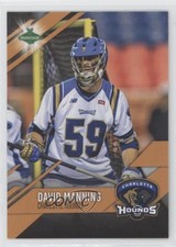 2019 Parkside Major League Lacrosse David Manning #68 0o1d