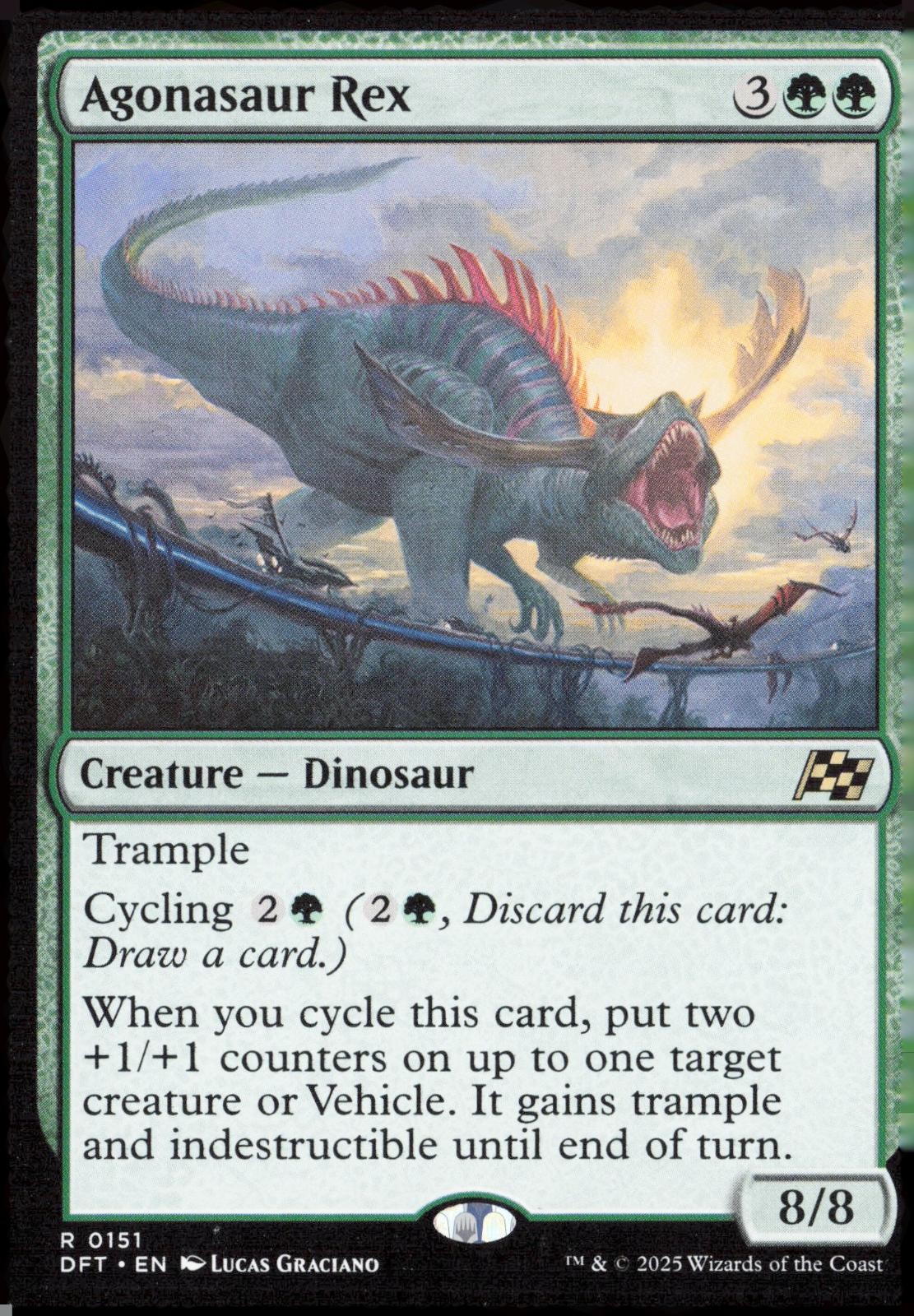 AGONASAUR REX 151 AETHERDRIFT MAGIC: THE GATHERING NEAR MINT