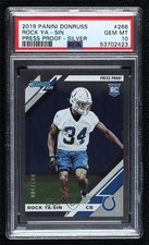 2019 Donruss Rookies Press Proof Silver 2/100 Rock Ya-Sin #266 PSA 10 GEM MT g6p
