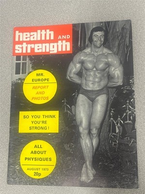 HEALTH AND STRENGTH bodybuilding muscle magazine ROY DUVAL 8-73 (UK)