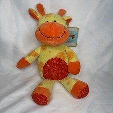 Kellytoy Baby Soft Toy Plush Stuffed Animal 11" Yellow And Orange Giraffe