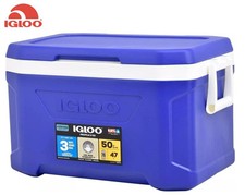 Igloo Profile II 50qt - 47L Ice Chest Cool Box Camping Caravan  - Blue  IG50350