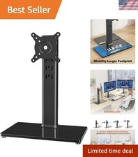 Heavy Duty LCD Monitor Stand - Easy Installation with Ergonomic Viewing Angle