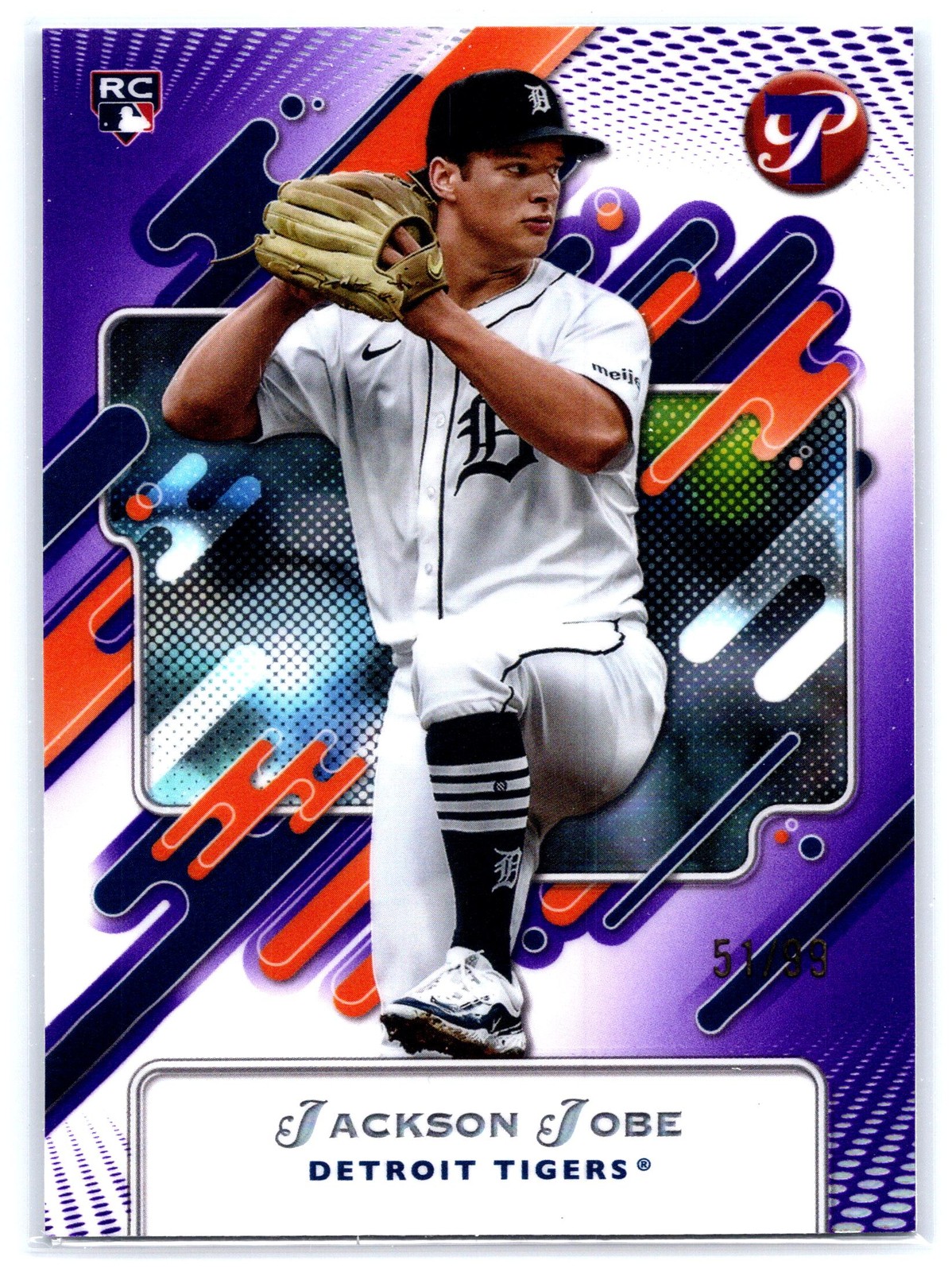 2025 Topps Pristine #29 Jackson Jobe Purple Refractors #/99