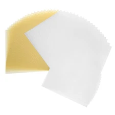 Colored Vellum Paper 40 Sheet White/Beige 5.8x8.3 Printable Vellum Paper