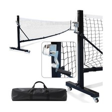 Professional Portable Pickleball Net with Wheels and Hand Wich,22FT Tournamen...