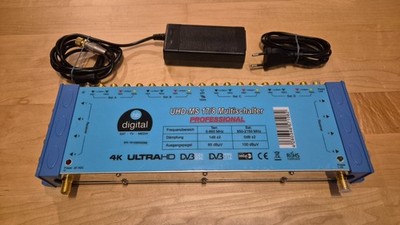 HB-DIGITAL UHD-MS 17/8 SAT Multischater DVB-S/-S2/-T/T2 mit 17 Ein-/8 Ausgängen