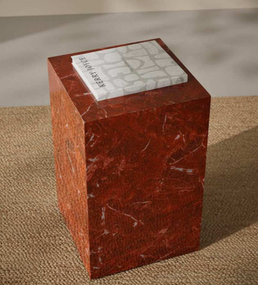 M&S Blithe Red Marmoroptik Beistelltisch Marmor