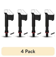 (4 pack) Korky QuietFILL Toilet Fill Valve - Universal Fits 99% of Toilets -Easy