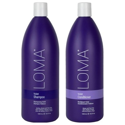 LOMA Violet Shampoo and Conditioner Duo Set 33.8oz/1L Each