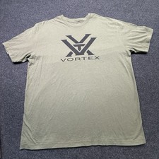 VORTEX OPTICS TShirt Short Sleeve Men's Core Logo Military Heather XL Green