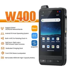 Anysecu W400 Android15 4G Network Radio F400 Real-ptt Zello Pocstar Mobile Phone