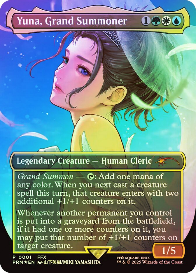 MTG FOIL Yuna, Grand Summoner(FINAL FANTASY) (Commander Box League