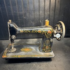 VINTAGE ANTIQUE 1900s SINGER   CAST IRON SEWING MACHINE HEAD ONLY Bobbin