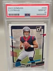 Cj Stroud 2023 Donruss Rated Rookie Card #339 RC PSA 10 Gem Mt