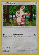 102/149 SPINDA | UNCOMMON | SUN & MOON BASE SET POKEMON CARD