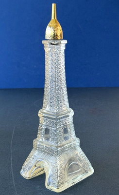 Vintage Avon leere Elegance Eau de Cologne Glasflasche Eiffelturm