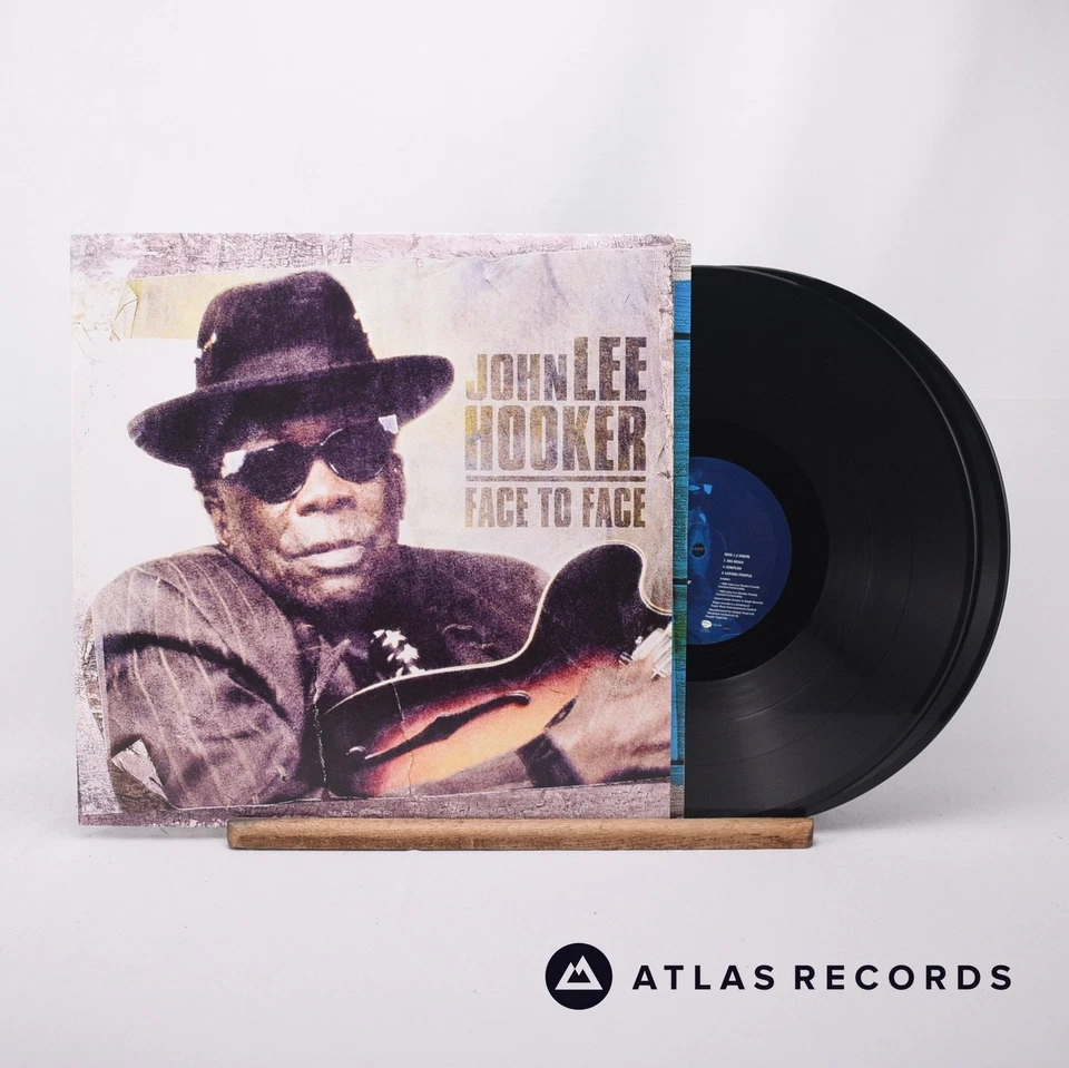 John Lee Hooker Face To Face Double LP Album Vinyl Record - NM/EX Foto 2 de 4