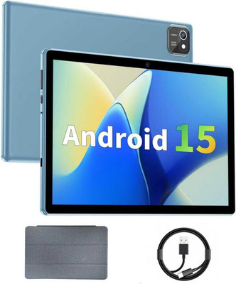 10'' Android 15 Tablet - 12GB RAM 64GB ROM 1TB Expandable 6000mAh Battery Blue