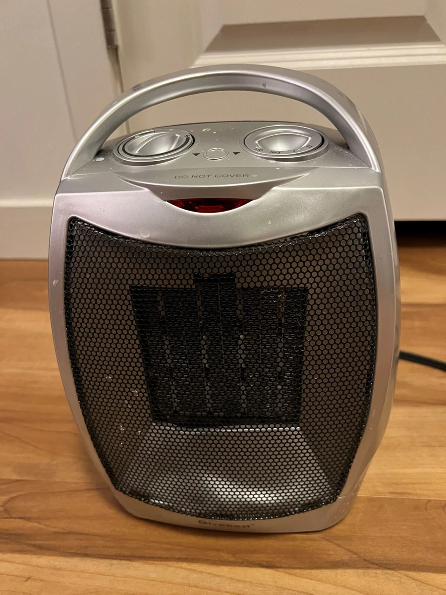GiveBest Small Portable Electric Ceramic Space Heater - Silver 763944058253  | eBay