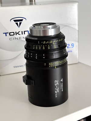 Tokina 25-75mm T2.9 Cinema Zoom Lens (EF Mount) | eBay