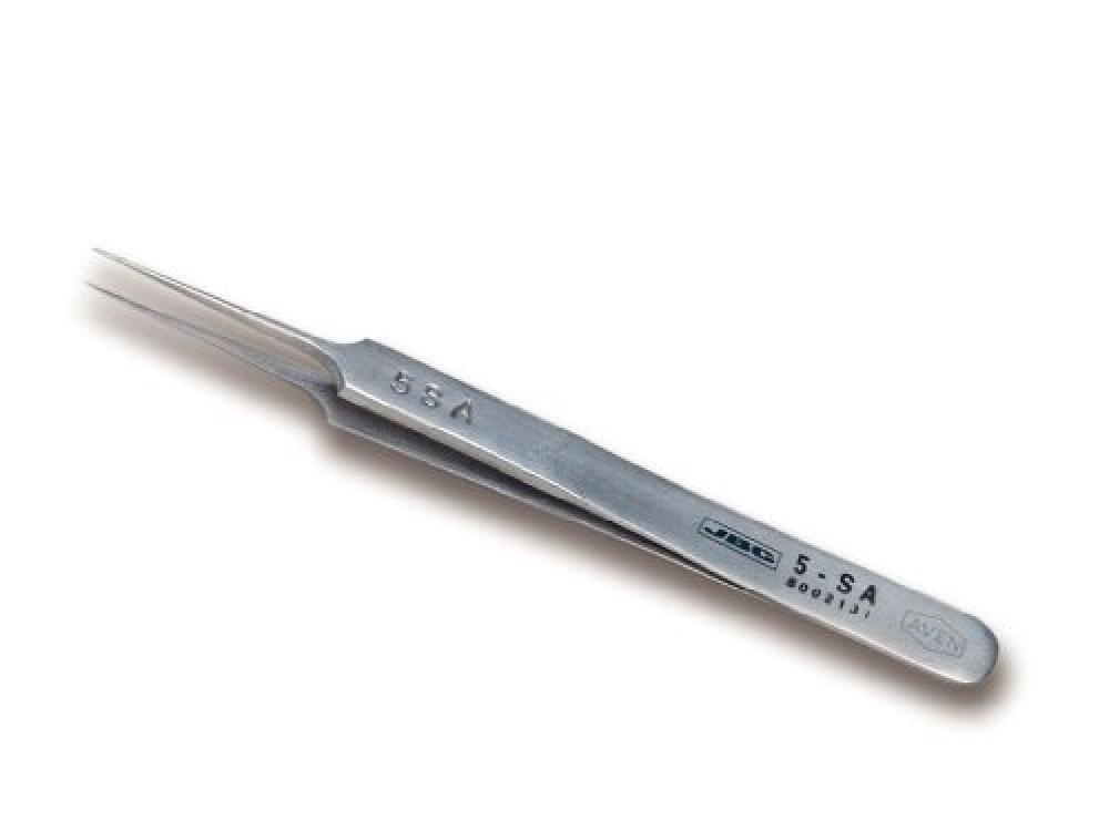 pinze di precisione con PUNTE extrafini per lavori Edilettronica jbc, jbc-5 SA.