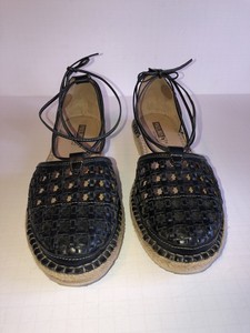 Pikolinos-Cadamunt-Black-Leather-Espadrilles-Flat-Eur41-US-10-5-UK-8-5-Comfort