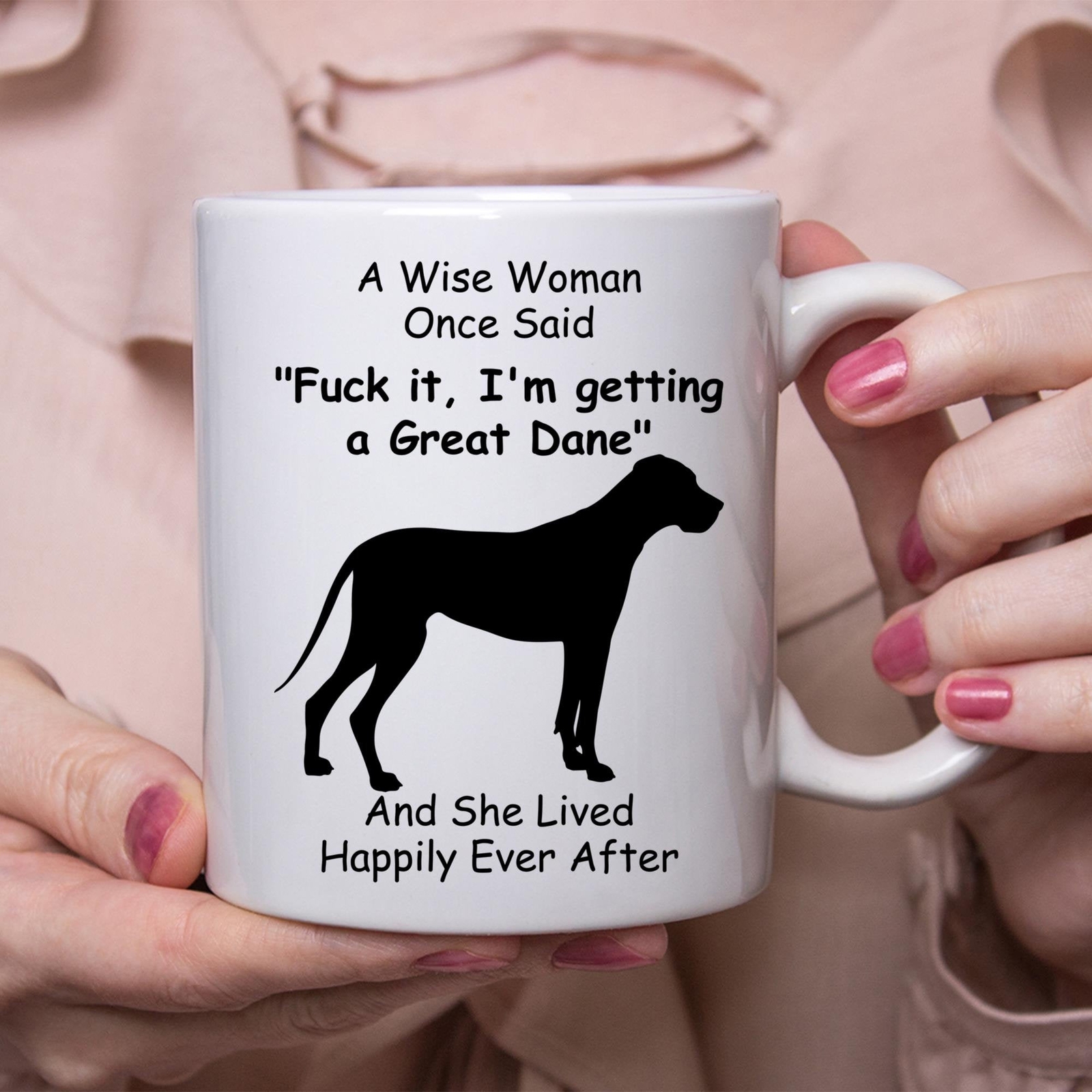 Funny Great Danegift For Women White Coffee Mug Coffee Cup