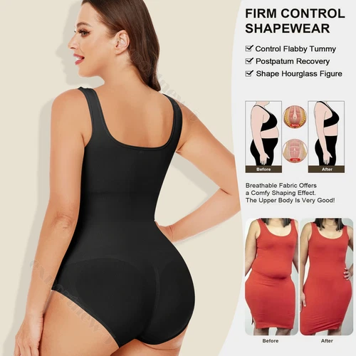 Body de yoga para mujer sin mangas con correas anchas diseño de control de barriga - Imagen 7 de 28