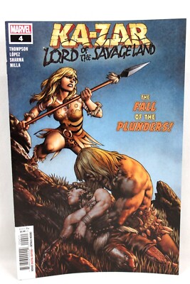 Ka-Zar Lord of Savage Land #4 Fall of Plunders 2022 Marvel Comics F-