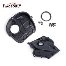 RACEORLY Engine Timing Cover Up (Alu) & Down Set For Audi A3 A4 VW Jetta GTI CC