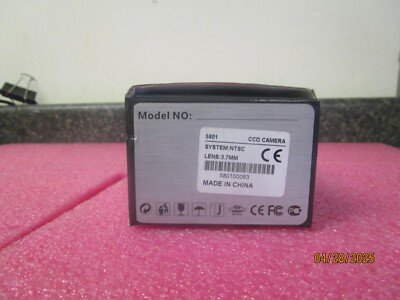 NEW! CCD Miniature Camera 5801 System NTSC Lens: 3.7MM