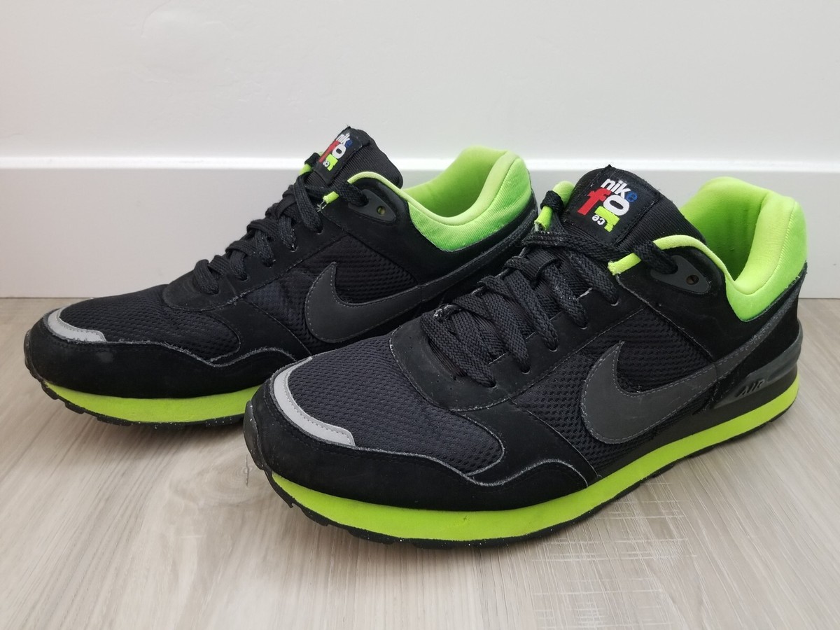 Nike Force MS78 LE Black Volt Running Shoes 386156-007 Men display picture 2