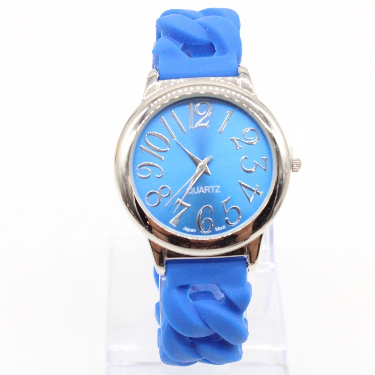 BWC Baby Blue Sparkly Face Watch BWC Women main image 2