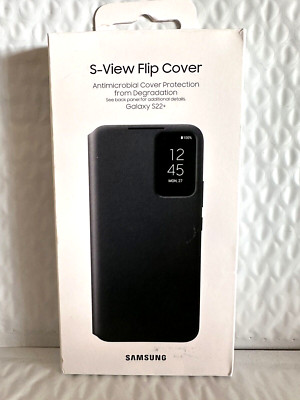 Genuine Samsung - S-View Case for Galaxy S22+ (PLUS) - Black  NEW!!