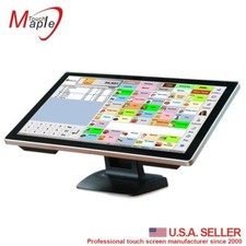 21.5" POS touch computer all in one  for fast food self ordering