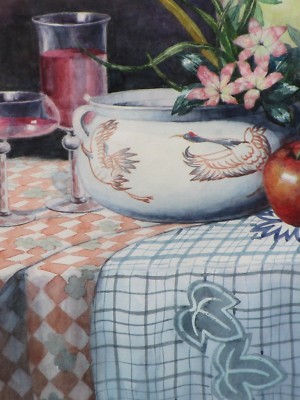 Yumiko Ichikawa Signed Original Still Life Watercolor | eBay