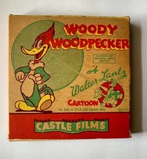 Woody Woodpecker 8mm/16mm Vintage Film Movie Castle Films "Solid Ivory" No. 494